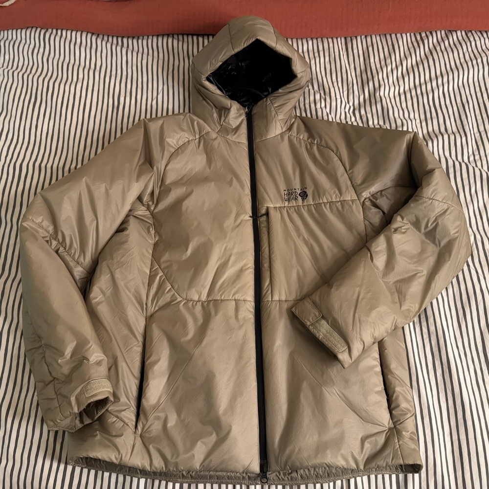 Mountain Hardwear Tan Puffer Jacket
